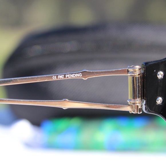 Maui Jim Accessories Maui Jim Bamboo 416 Gloss Black Gold Frame